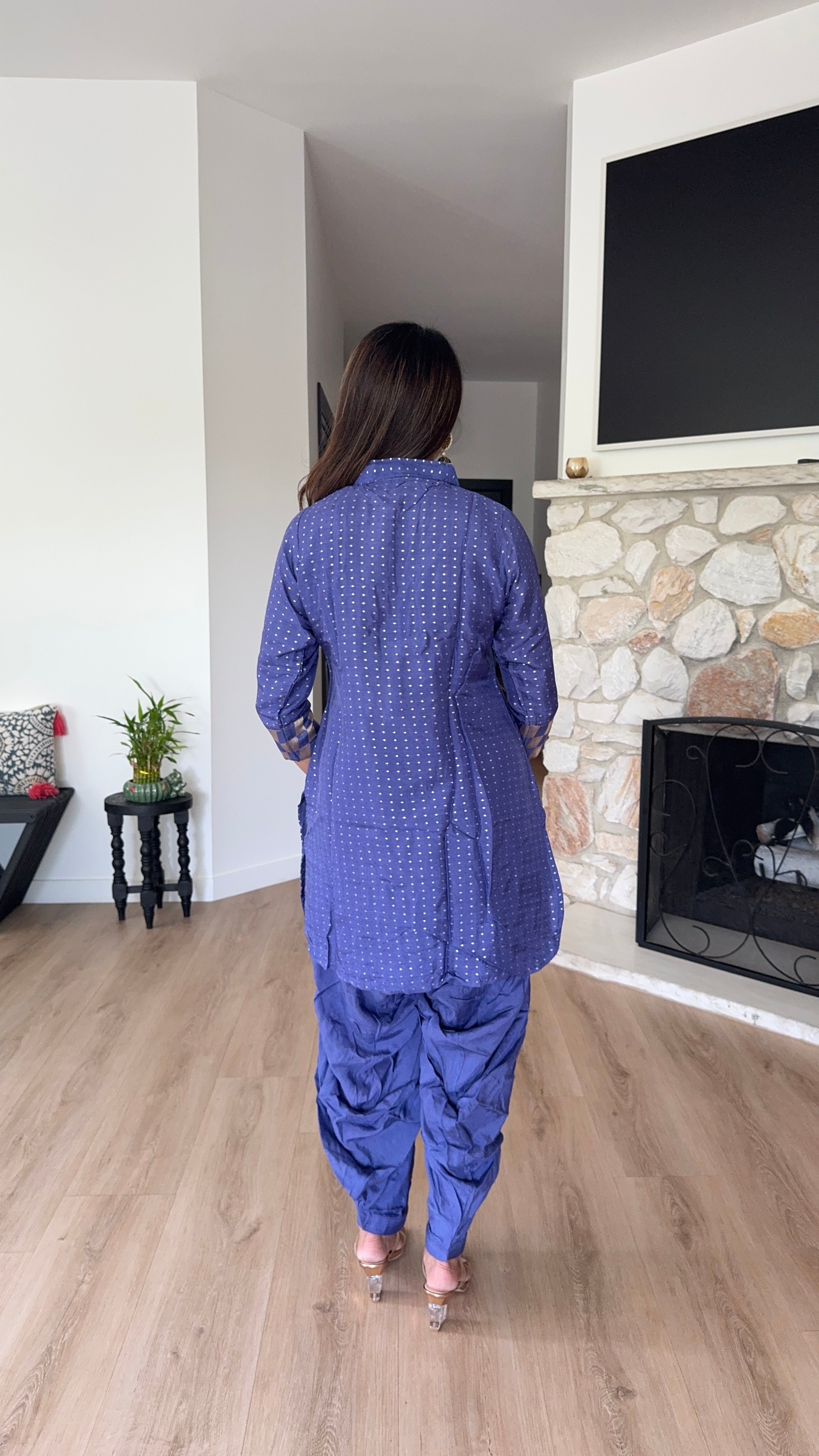 Persian Indigo 2 Piece Patiala Set