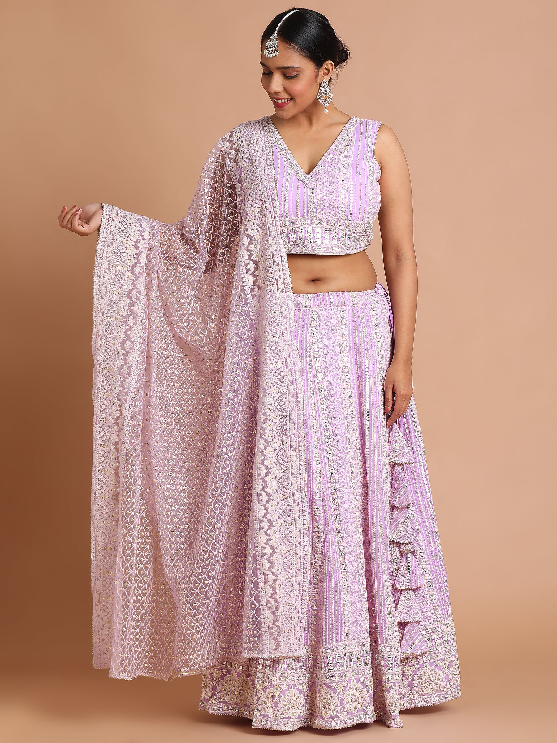 Lilac-sequin-and-thread-embroidered-lehenga-set